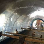 Prilagođeni veliki akvarijski plastični tunel akrilni projekat